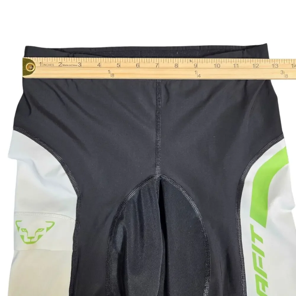 Dynafit‎ Trekking Outdoor Tight Fit Black And Green Pants Size 32 Hiking Riding